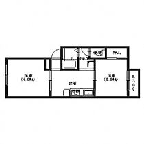 サンフローネ 102号室 ｜ 石川県金沢市四十万町20（賃貸アパート2K・1階・37.01㎡） その2