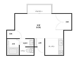 フォレスト242 B306号室 ｜ 石川県金沢市久安1丁目241-1,242-1（賃貸アパート1K・1階・32.22㎡） その2