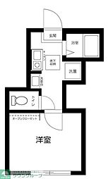 ピッコラシエナ 1Kの間取図画像