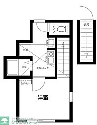 ピッコラシエナ 1Kの間取図画像