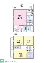 ハオス・ヴォーネン 3LDKの間取図画像