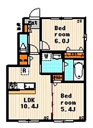 やまふく・吉祥寺 2LDKの間取図画像