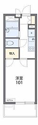 レオパレスファルケ 1Kの間取図画像