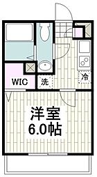 リブリ・ブランドール湘南台 1Kの間取図画像