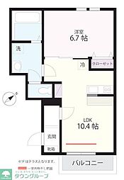 QUIET CRAB HOUSE 鎌倉別邸 1LDKの間取図画像