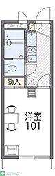 レオパレスフジ 1Kの間取図画像