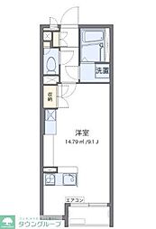 レオネクストガルデニア ワンルームの間取図画像