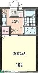Solegioエス 1Kの間取図画像