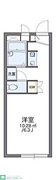 レオパレスソレイユ 1Kの間取図画像