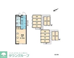 レオパレスユーハイツ藤沢 1Kの間取図画像