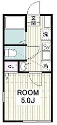 S-harbor Lagoon下永谷5丁目 1Kの間取図画像