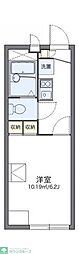 レオパレスヒルズ島台 1Kの間取図画像