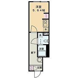 シロンコート杉並 ワンルームの間取図画像