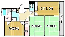 フェリカ葉山 3DKの間取図画像