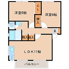 物件の間取り