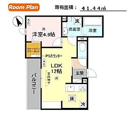 エフティーレコルト 1LDKの間取図画像