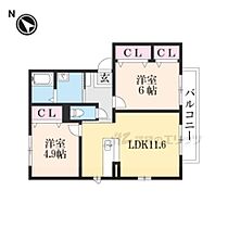 サンビレッジIIＣ 102 ｜ 滋賀県甲賀市甲南町新治（賃貸アパート2LDK・1階・54.07㎡） その2