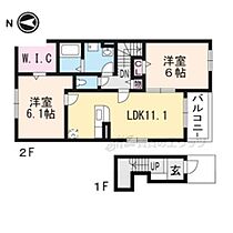 滋賀県甲賀市甲南町野田（賃貸アパート2LDK・2階・58.64㎡） その2