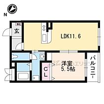 滋賀県草津市南草津２丁目（賃貸マンション1LDK・2階・40.89㎡） その2