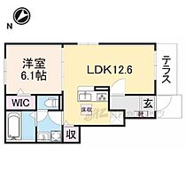 滋賀県守山市阿村町（賃貸アパート1LDK・1階・44.68㎡） その2