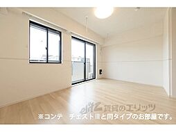 JR東海道・山陽本線 近江八幡駅 徒歩27分の賃貸アパート 3階1LDKのリビング/ダイニング