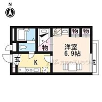 レオパレス南天 205 ｜ 滋賀県大津市唐橋町（賃貸アパート1K・2階・19.87㎡） その2