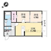 滋賀県栗東市坊袋（賃貸マンション2LDK・1階・50.73㎡） その2