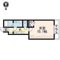 ＷＡＶＥ－ＫIII 101 ｜ 滋賀県大津市月輪３丁目（賃貸アパート1K・1階・31.57㎡） その2