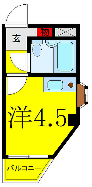 東京都板橋区双葉町(賃貸マンション1R・2階・10.47㎡)の写真 その2
