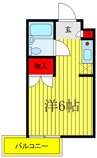 フォレストイン千駄木 102｜東京都文京区千駄木3丁目(賃貸マンション1R・1階・16.70㎡)の写真 その2