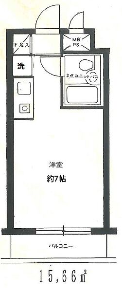 メゾン池袋 105｜東京都豊島区池袋本町2丁目(賃貸マンション1R・1階・15.66㎡)の写真 その2