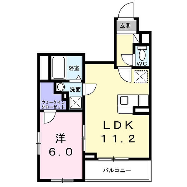 ロイヤルパイン　ストリーム 205｜東京都板橋区蓮根1丁目(賃貸マンション1LDK・2階・41.04㎡)の写真 その2