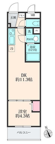 FOREST　RESIDENCE　TOKIWADAI 103｜東京都板橋区南常盤台2丁目(賃貸マンション1LDK・1階・35.52㎡)の写真 その2