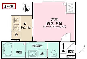 TOKIWADAI MANSION 303 ｜ 東京都板橋区前野町2丁目7-5（賃貸アパート1K・3階・21.24㎡） その2