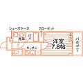 ヴィルヌーブ3階5.2万円