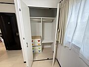 全ての居室にクローゼットがついており、お部屋を広々使うことができます。