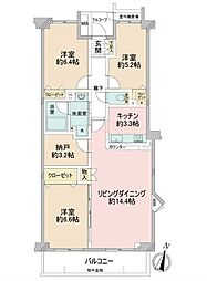 間取図画像 3LDK