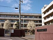 現地から1500m、現地から徒歩約19分　市立七林中学校　千葉県船橋市七林町130