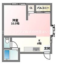 大阪府門真市四宮2丁目（賃貸マンション1K・2階・33.00㎡） その2