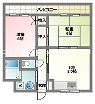 大阪府門真市上野口町（賃貸マンション2LDK・2階・47.00㎡） その2