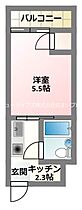 大阪府門真市北岸和田1丁目（賃貸マンション1K・4階・17.41㎡） その2