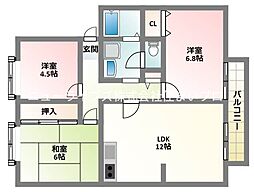 JR片町線(学研都市線) 四条畷駅 徒歩22分 2階/-
