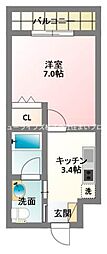 JR片町線(学研都市線) 四条畷駅 徒歩18分 2階/-