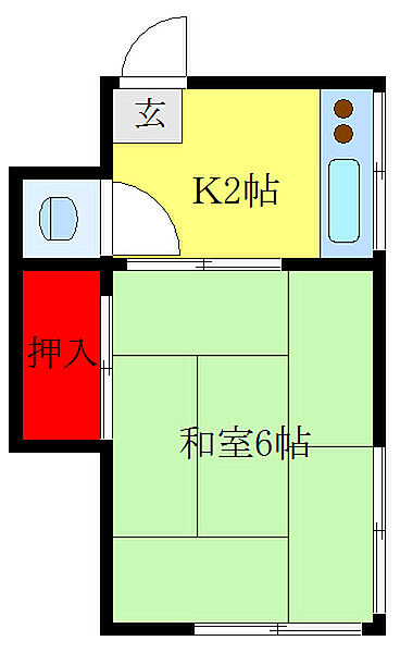 東京都板橋区仲宿(賃貸アパート1K・2階・15.00㎡)の写真 その2