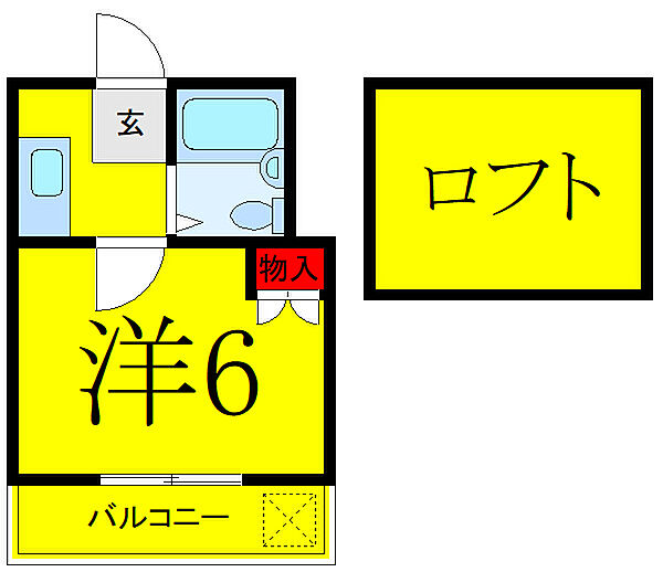 東京都板橋区成増1丁目(賃貸アパート1K・1階・13.66㎡)の写真 その2