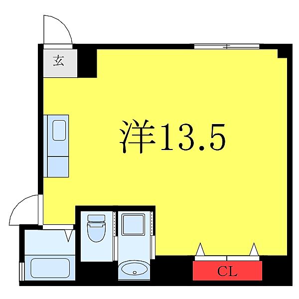 東京都北区上十条3丁目(賃貸マンション1R・1階・34.00㎡)の写真 その2
