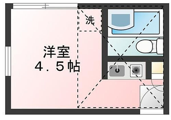 東京都板橋区稲荷台(賃貸アパート1R・2階・12.00㎡)の写真 その2