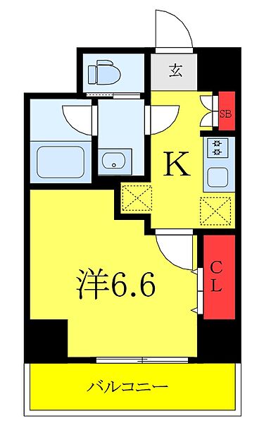 東京都板橋区大和町(賃貸マンション1K・3階・25.79㎡)の写真 その2