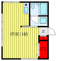 倉持荘 201 ｜ 東京都北区滝野川3丁目（賃貸アパート1R・2階・27.22㎡） その2