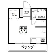 静岡県浜松市中央区布橋2丁目（賃貸アパート1R・2階・23.50㎡） その2